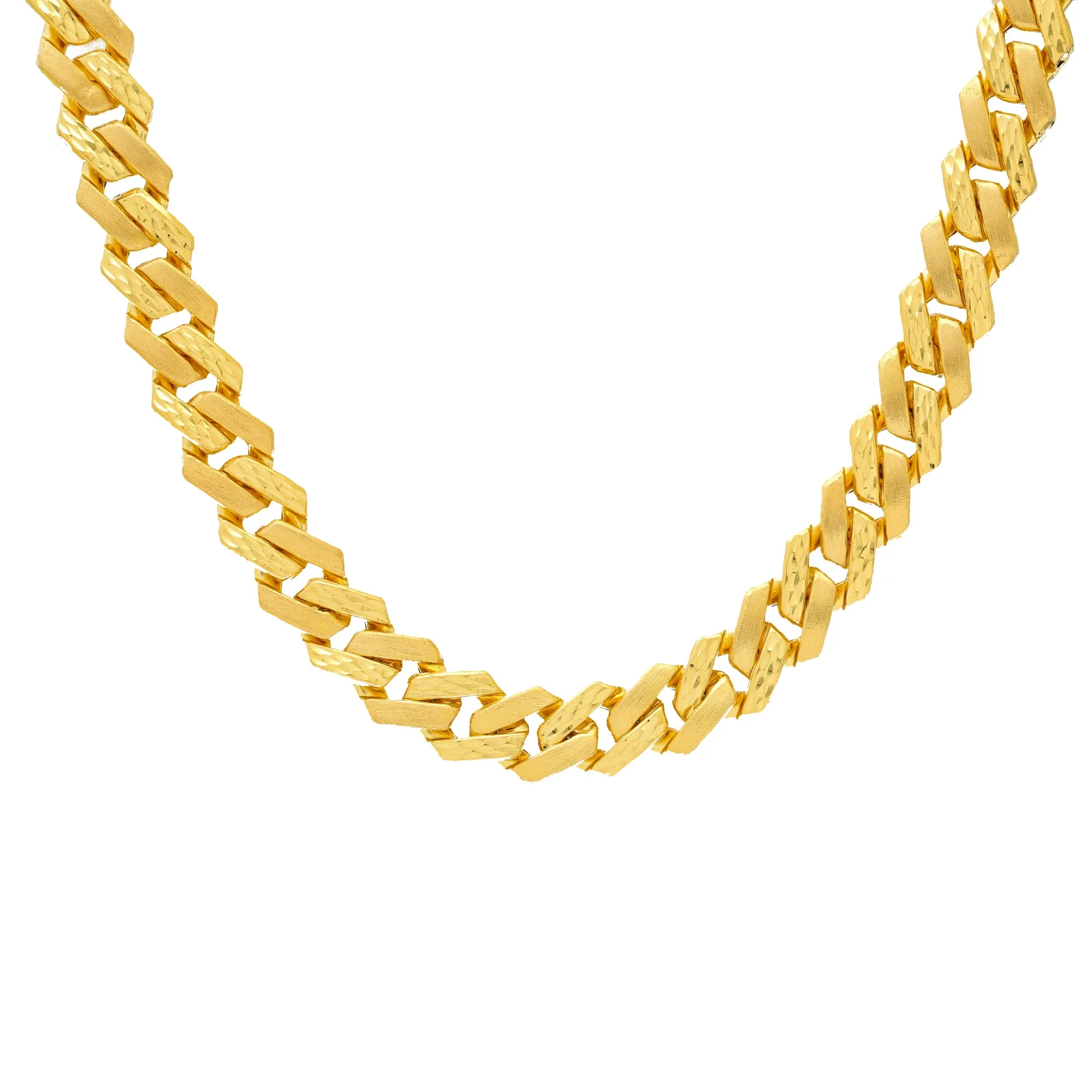 22K Yellow Gold 24in Cuban Link Chain (83.5gm)