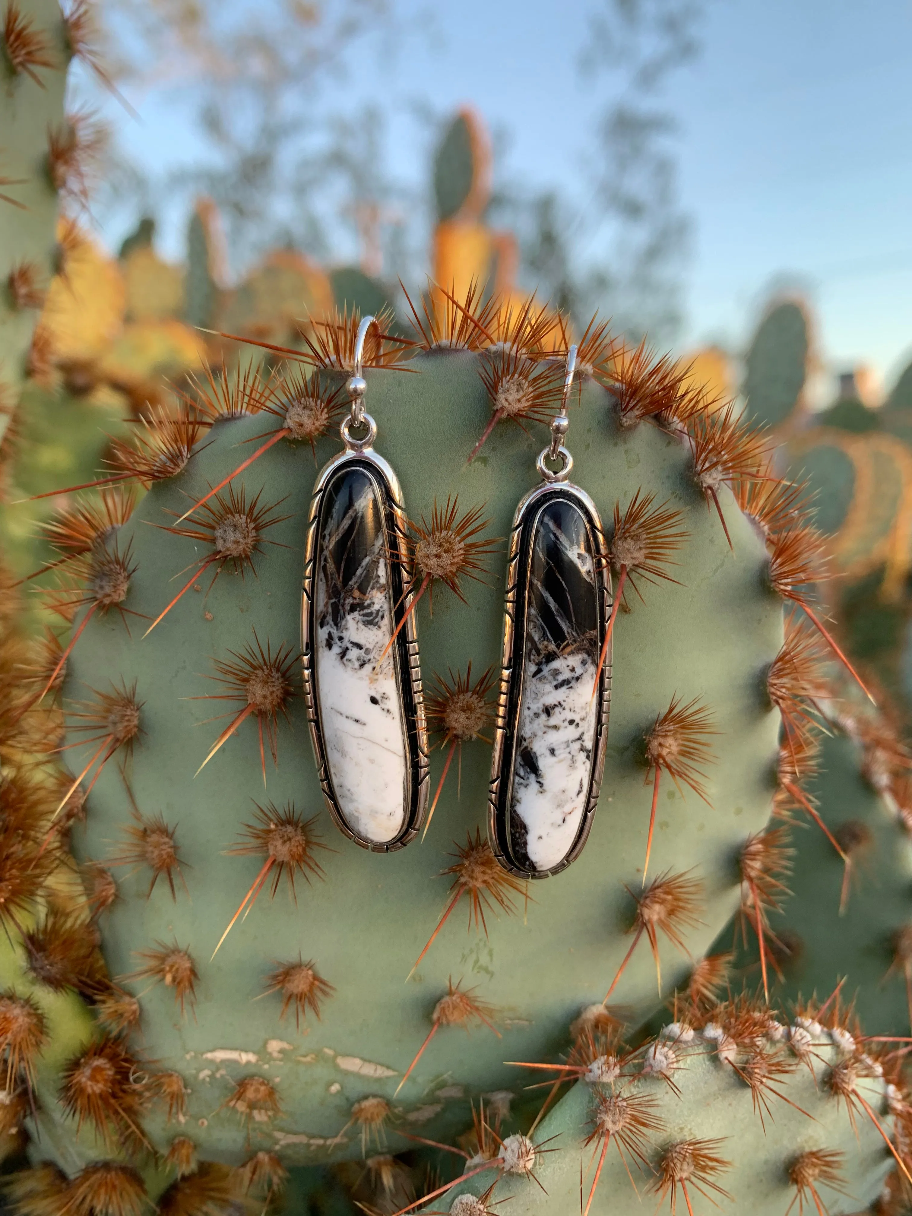 A White Buffalo earrings