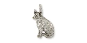 Australian Cattle Dog Charm Jewelry Sterling Silver Handmade Dog Charm ACD1-C