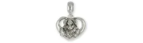 Australian Shepherd Jewelry Sterling Silver Handmade Australian Shepherd Charm Slide This Charm Will Fit A Pandora? Slide Bracelet ASH1-PNS