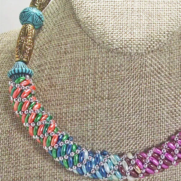 Baldomera Bead Crochet Necklace