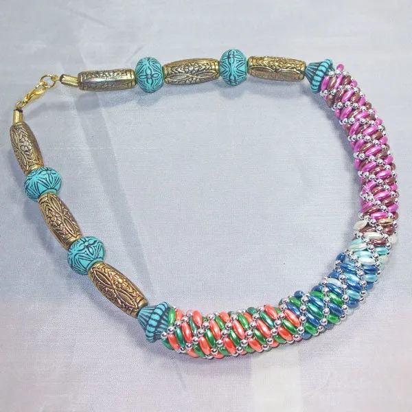 Baldomera Bead Crochet Necklace