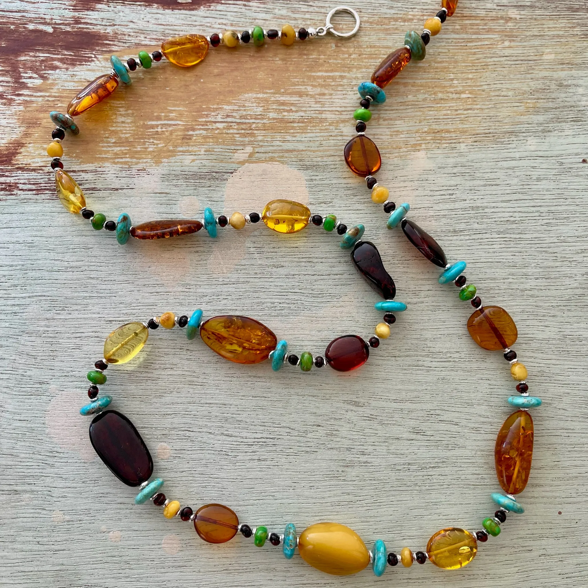 Baltic Amber & Turquoise