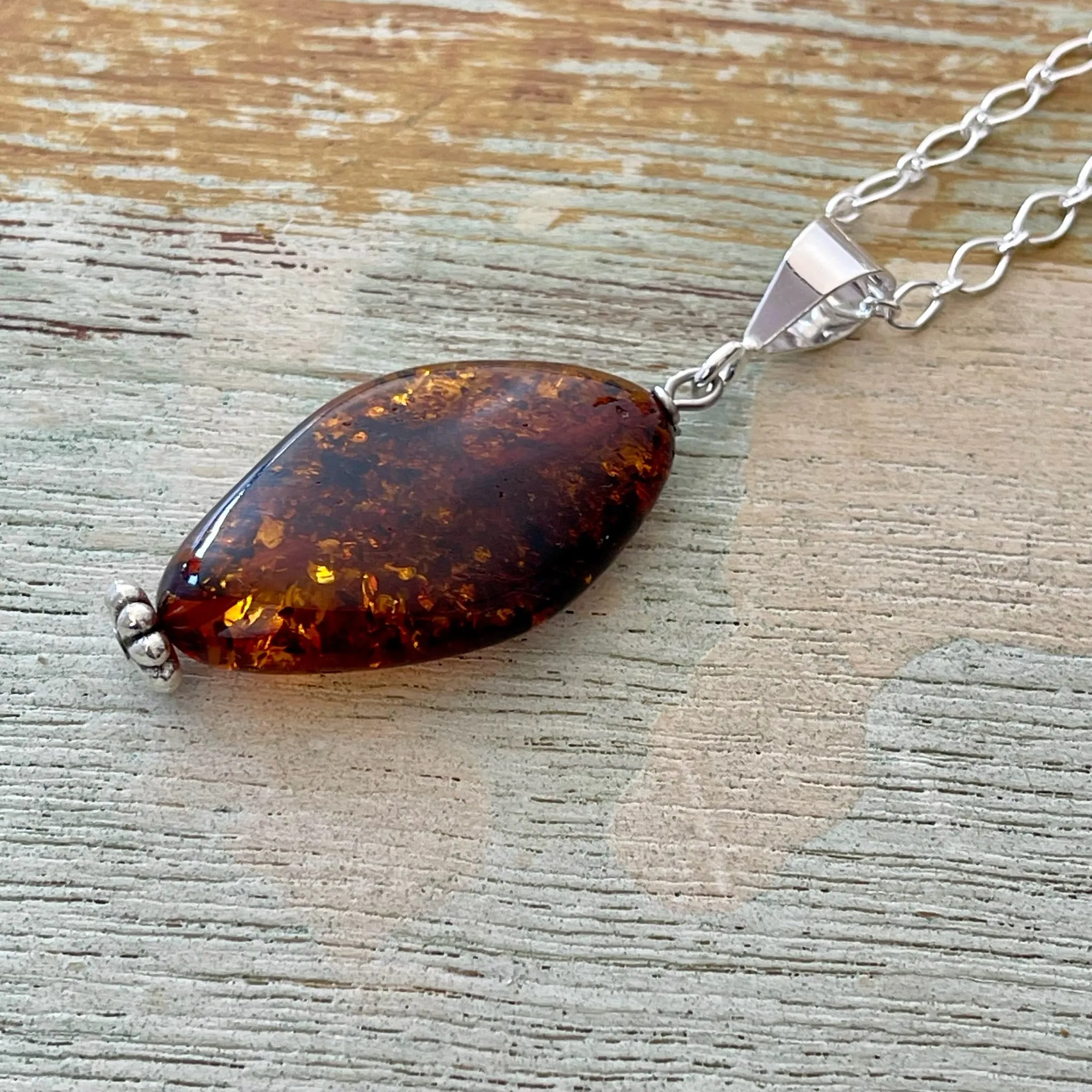 Baltic Amber on Chain