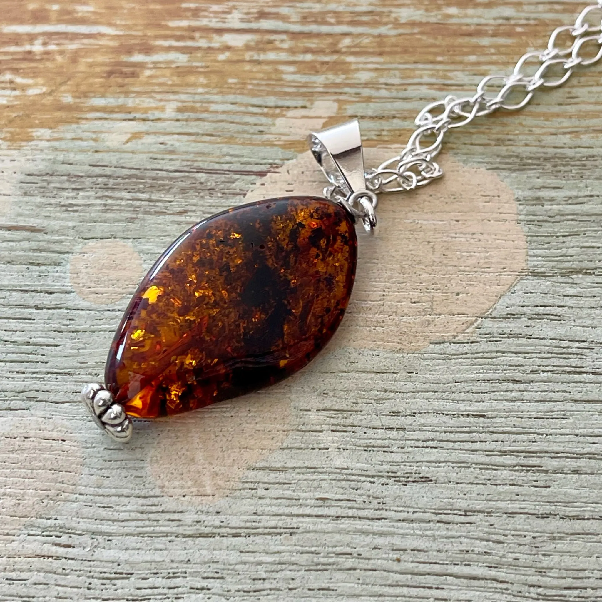 Baltic Amber on Chain