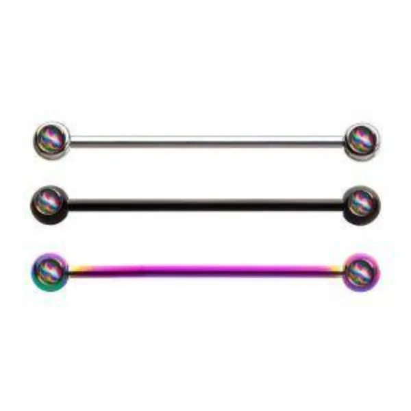 Barbell Industrial - 14g Hologram