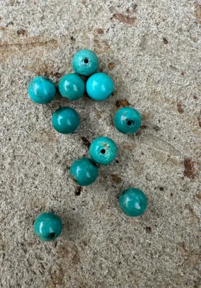 Beautiful Fox (Nevada) 5mm round Beads (Package of 10 beads)