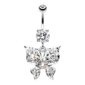 Belly Ring - Butterfly Glam