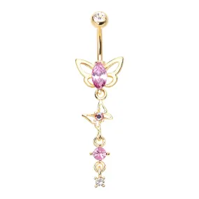 Belly Ring - Butterfly