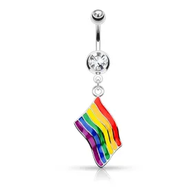 Belly Ring - Pride Flag