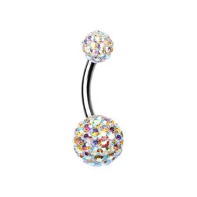 Belly Ring - Tiffany Aurora Borealis