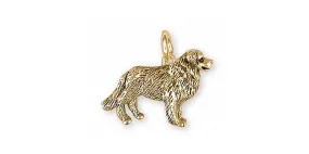 Bernese Mountain Dog Charm Jewelry 14k Gold Handmade Dog Charm BMD22X-CG