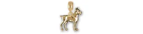 Boxer Jewelry 14k Gold Handmade Boxer Dog Charm Slide This Charm Will Fit A Pandora® Slide Bracelet BX10-PNSG