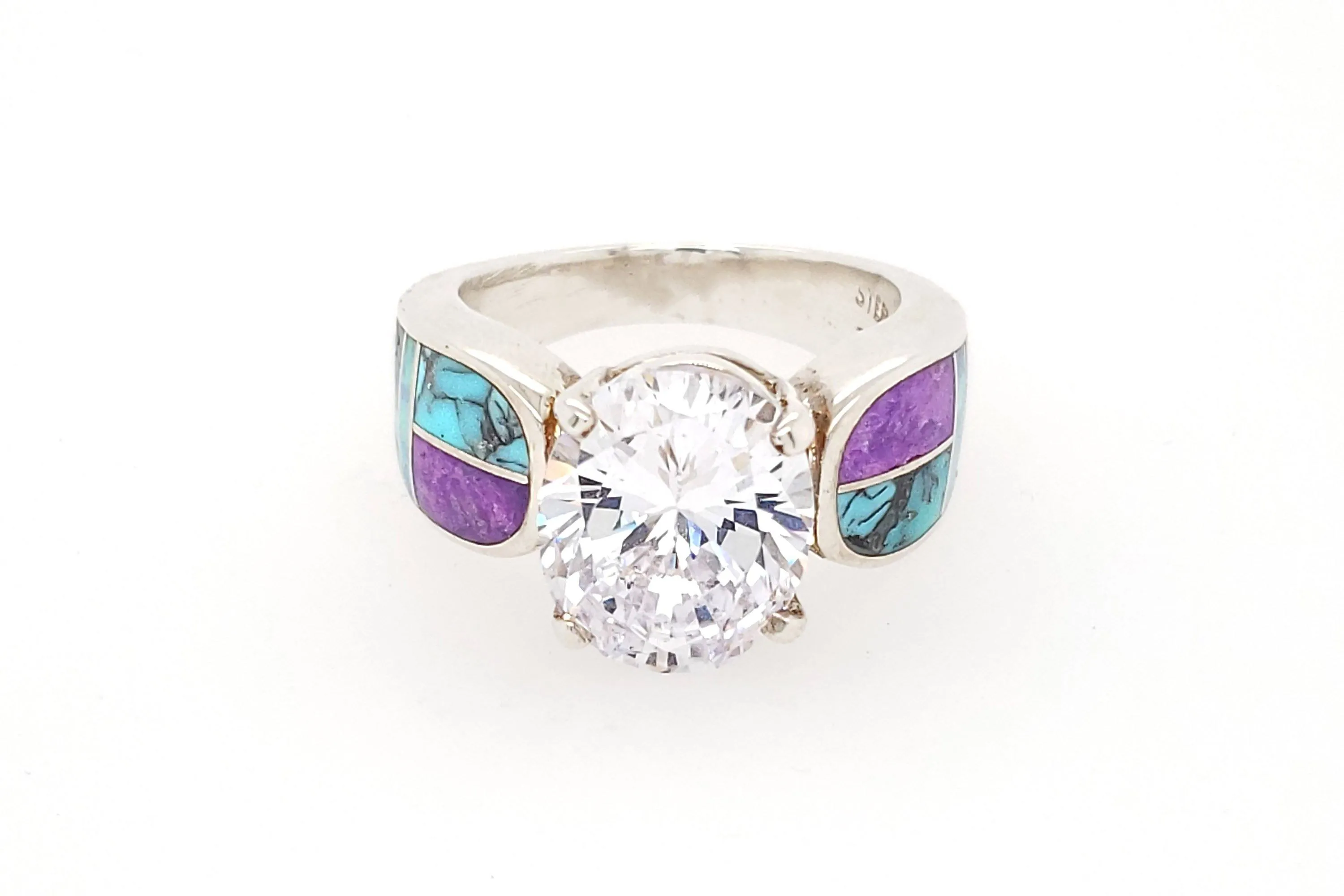 Brilliant David Rosales Shalako CZ Ring