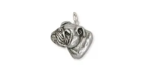 Bulldog Charm Jewelry Sterling Silver Handmade Dog Charm BD10-C