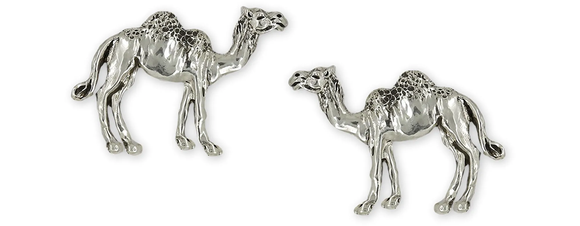 Camel Cufflinks Sterling Silver Handmade Camel Jewelry  CM1-CL