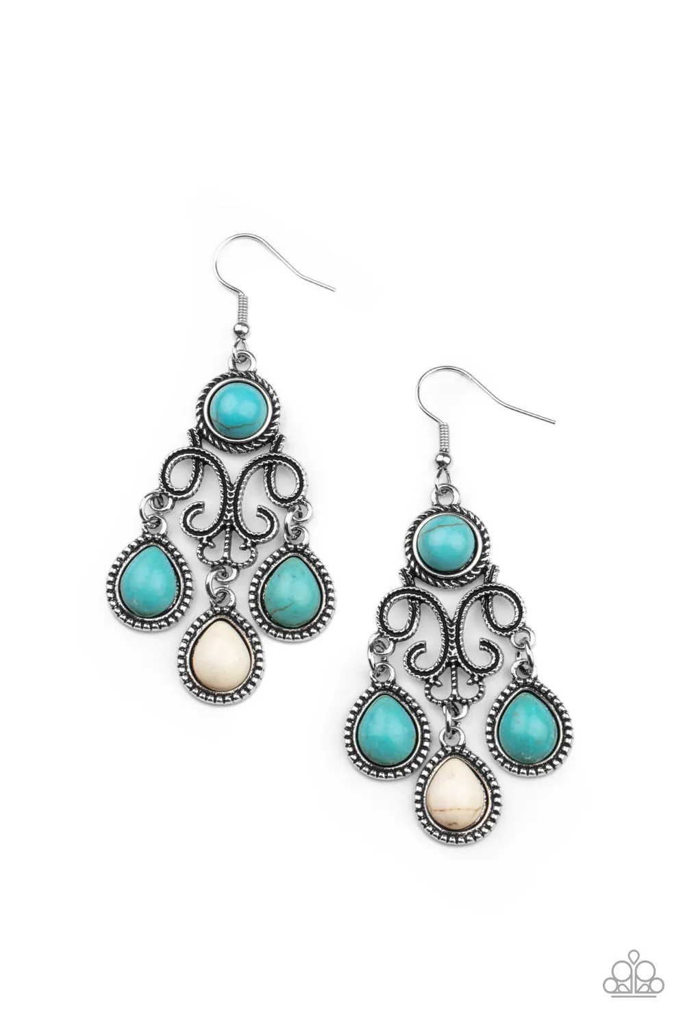 Canyon Chandelier - Multi Earrings Paparazzi Accessories