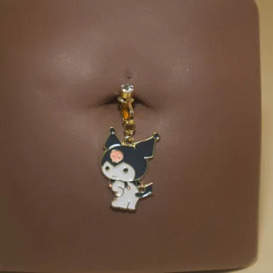 Dangle Navel Clip On Non Piercing Belly Button Jewelry