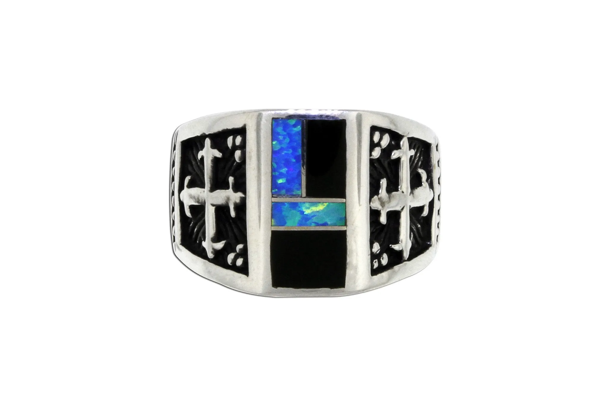 David Rosales Black Beauty Men's Ring