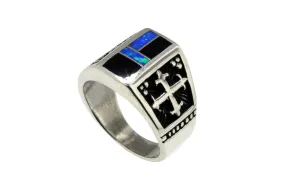 David Rosales Black Beauty Men's Ring