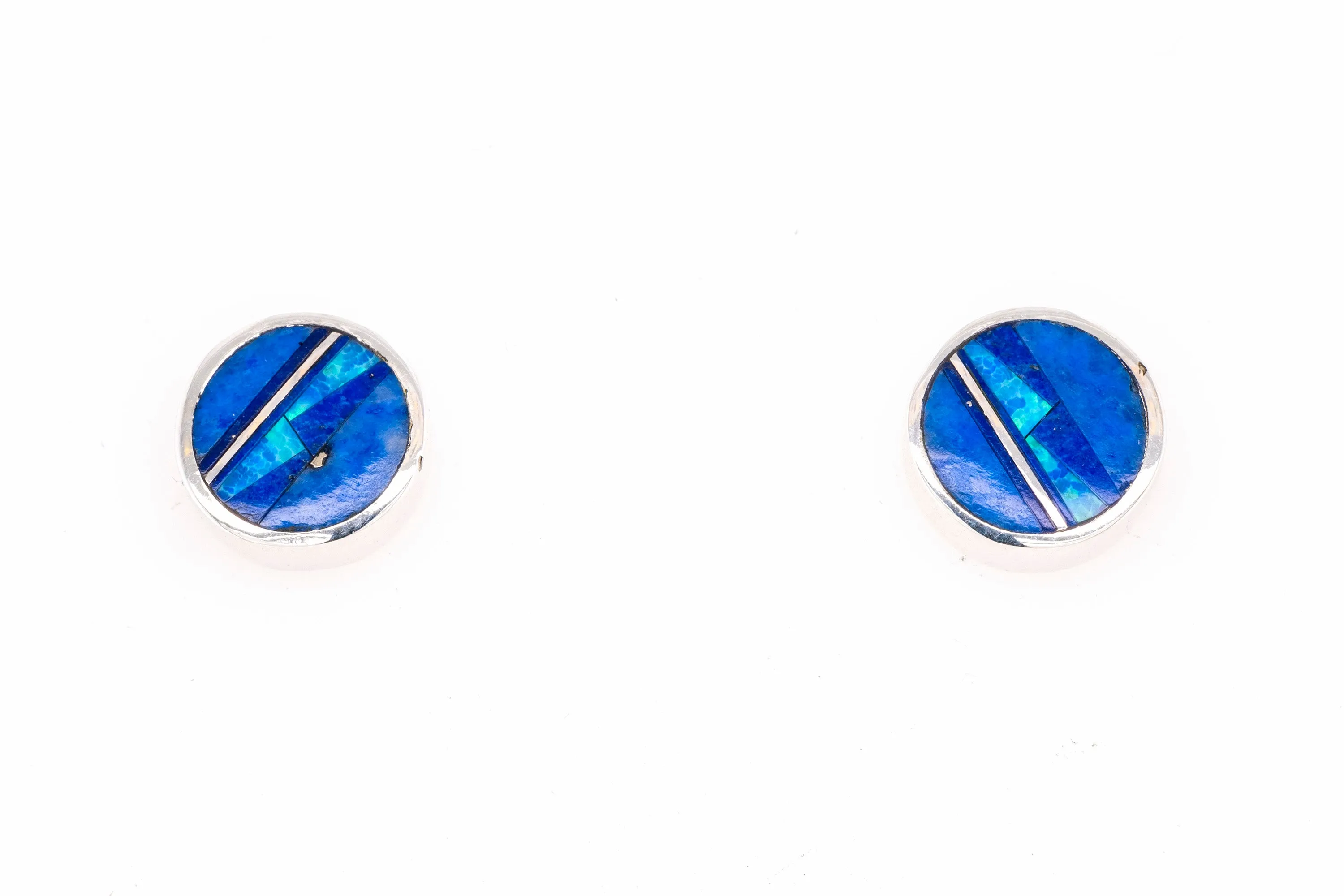 David Rosales Blue Sky Stud Earrings