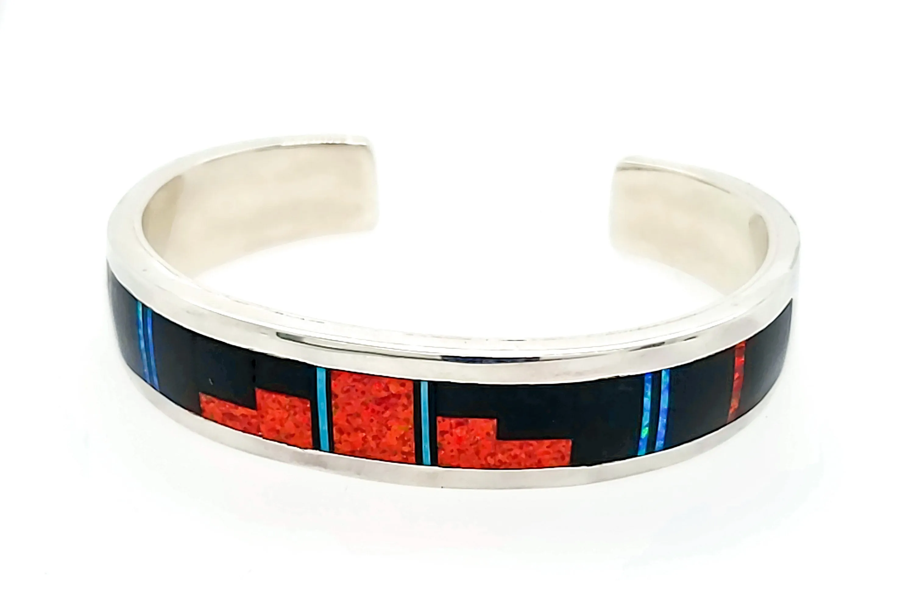 David Rosales Bordered Red Moon Bracelet