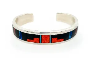 David Rosales Bordered Red Moon Bracelet