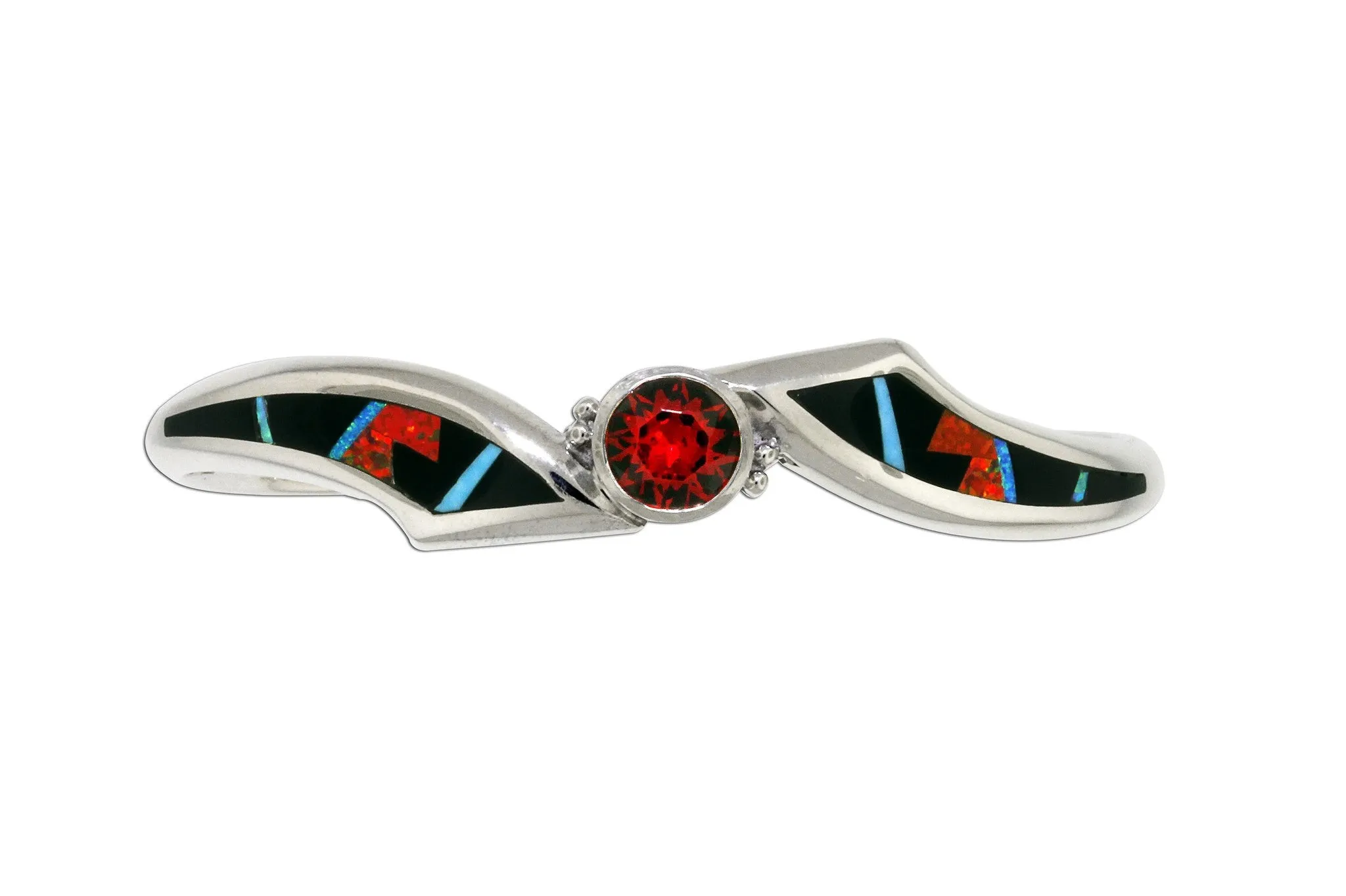 David Rosales Red Moon Swarovski Crystal Bracelet