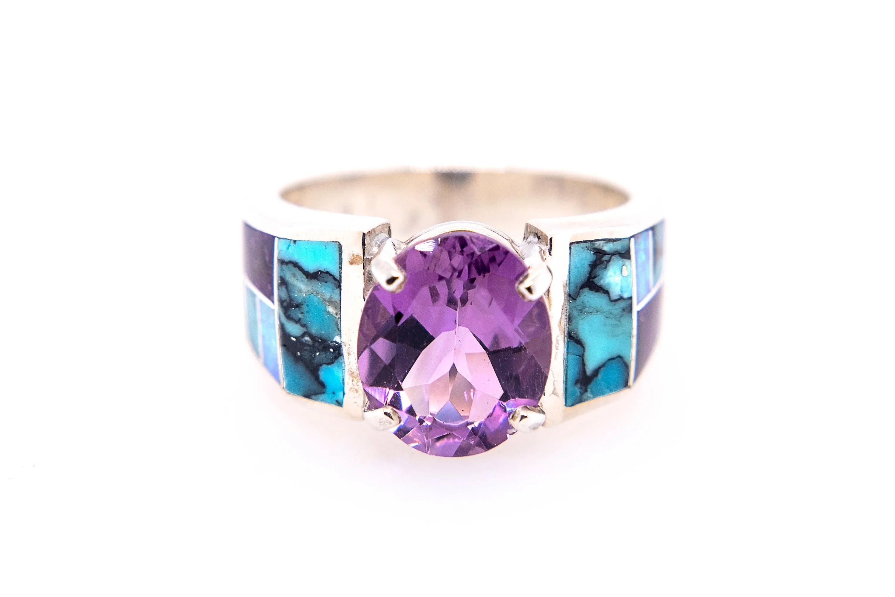 David Rosales Shalako Amethyst Ring