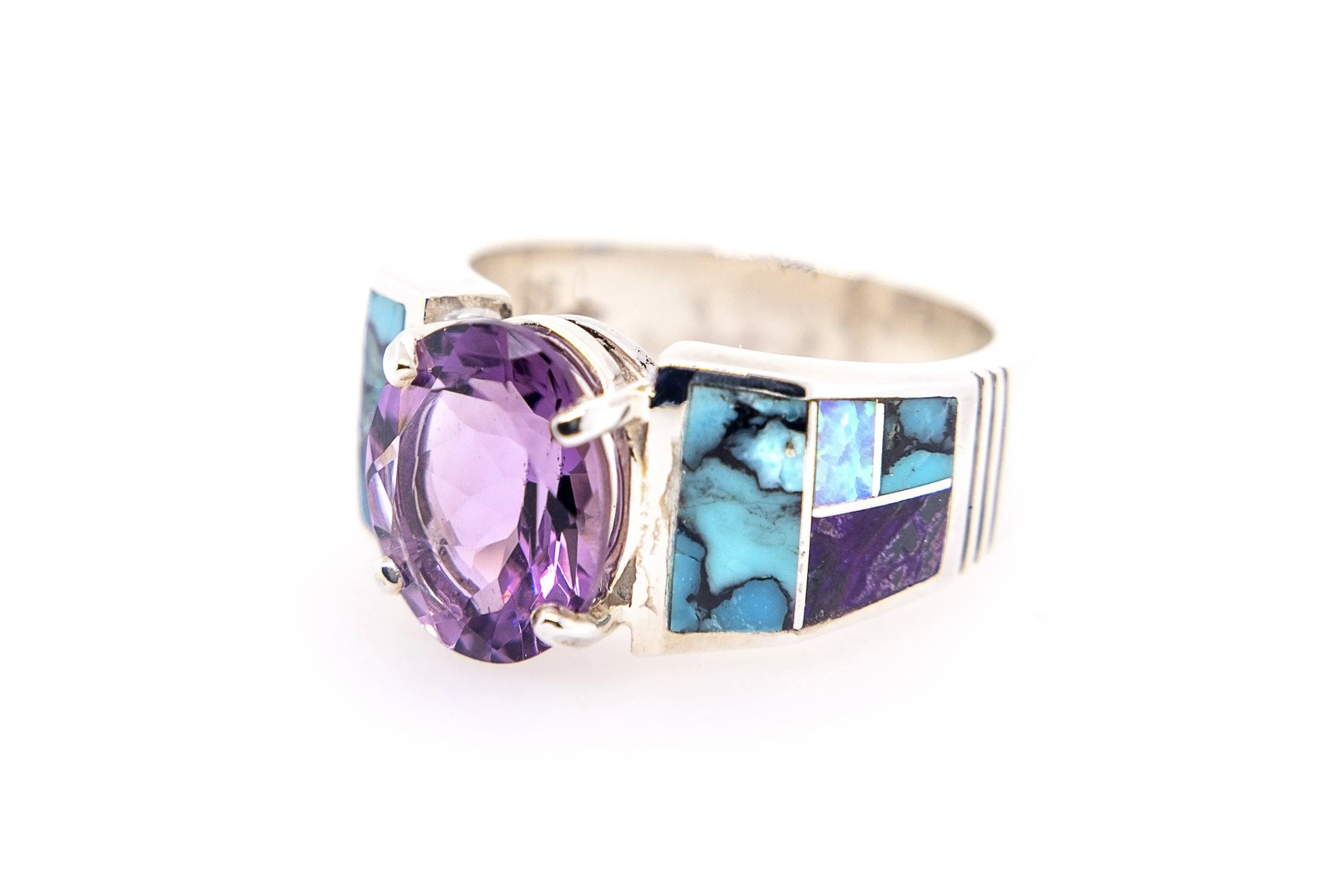 David Rosales Shalako Amethyst Ring