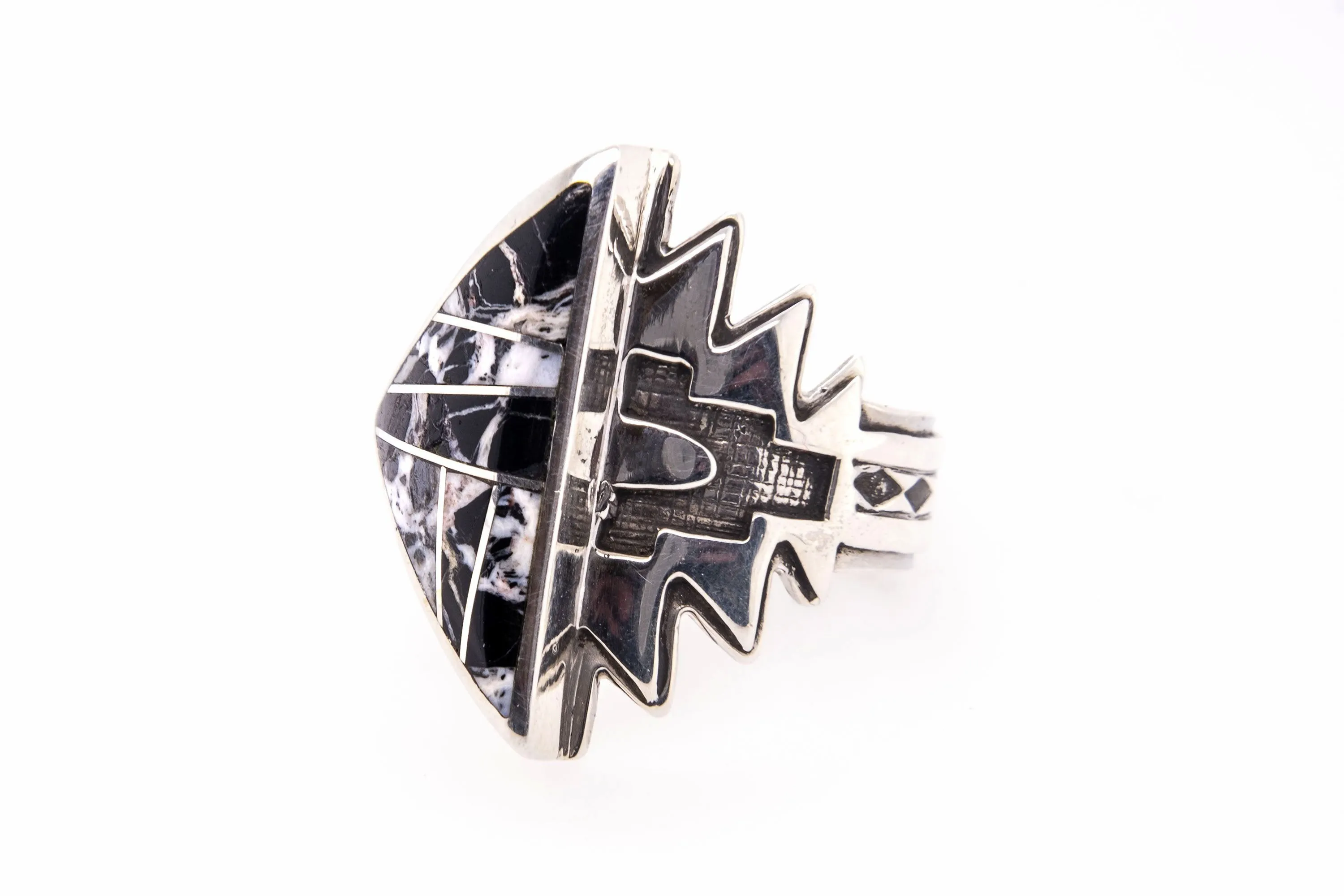 David Rosales White Buffalo Arrow Ring