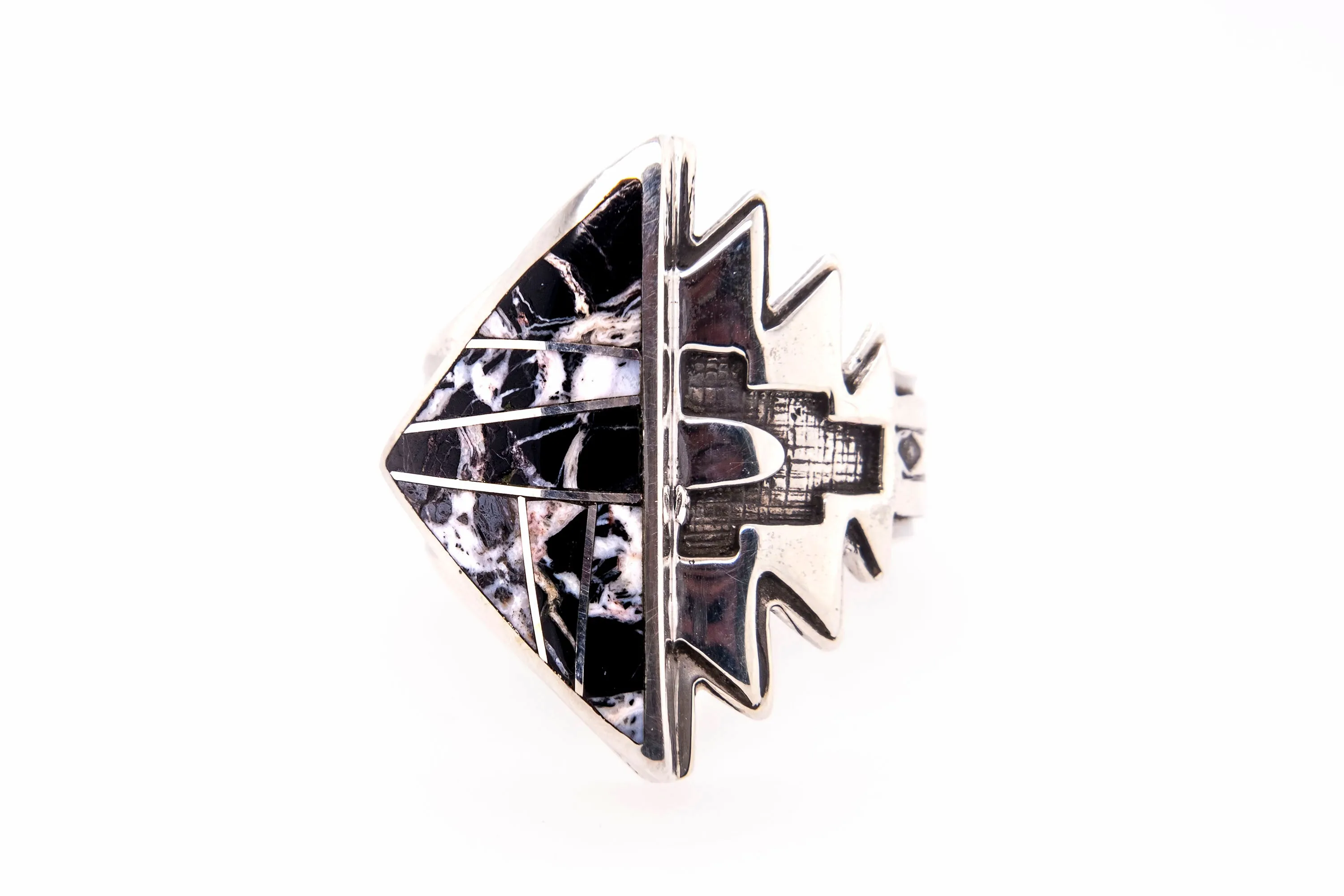 David Rosales White Buffalo Arrow Ring