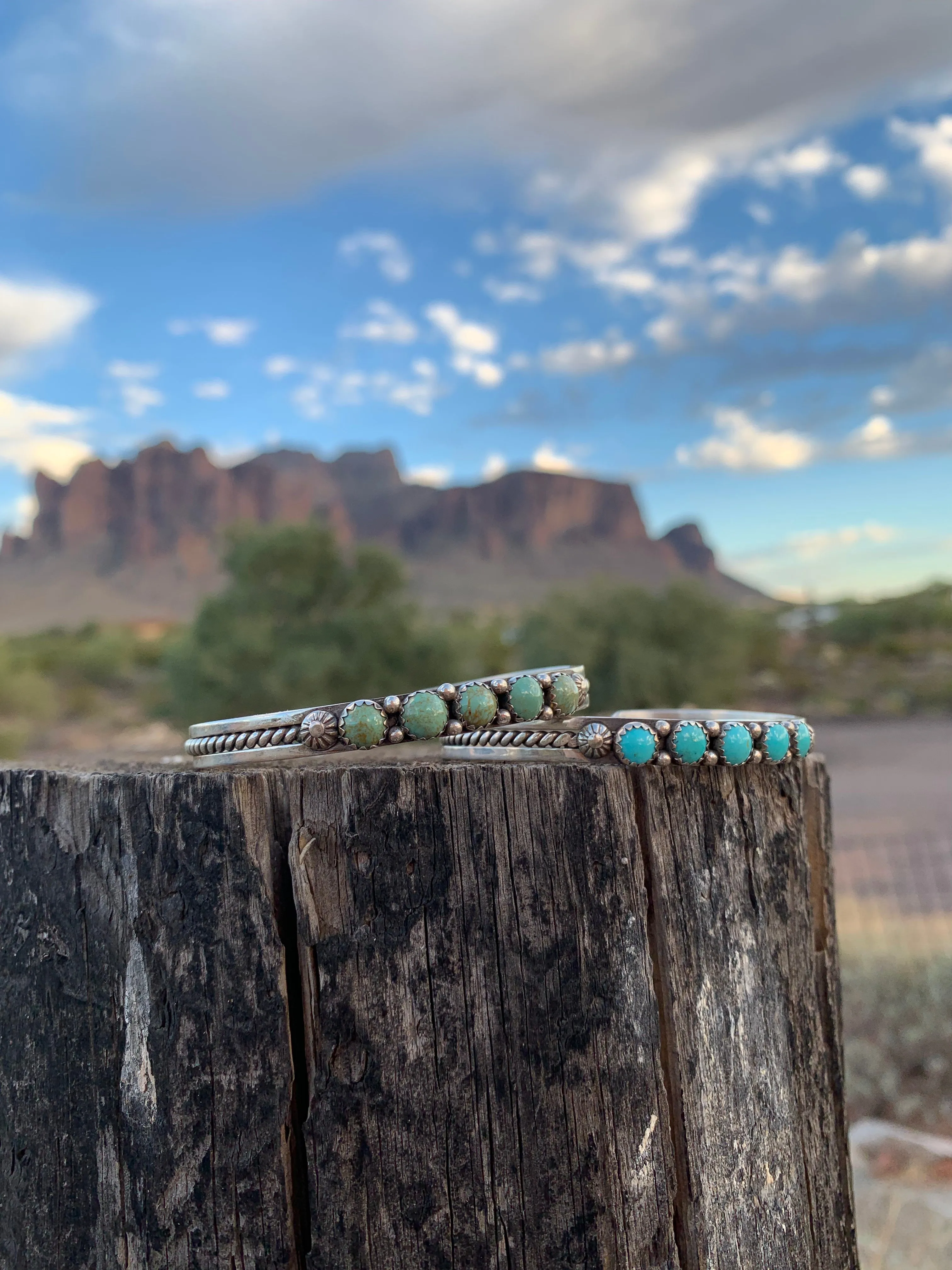 Delicate Turquoise Cuff bracelet