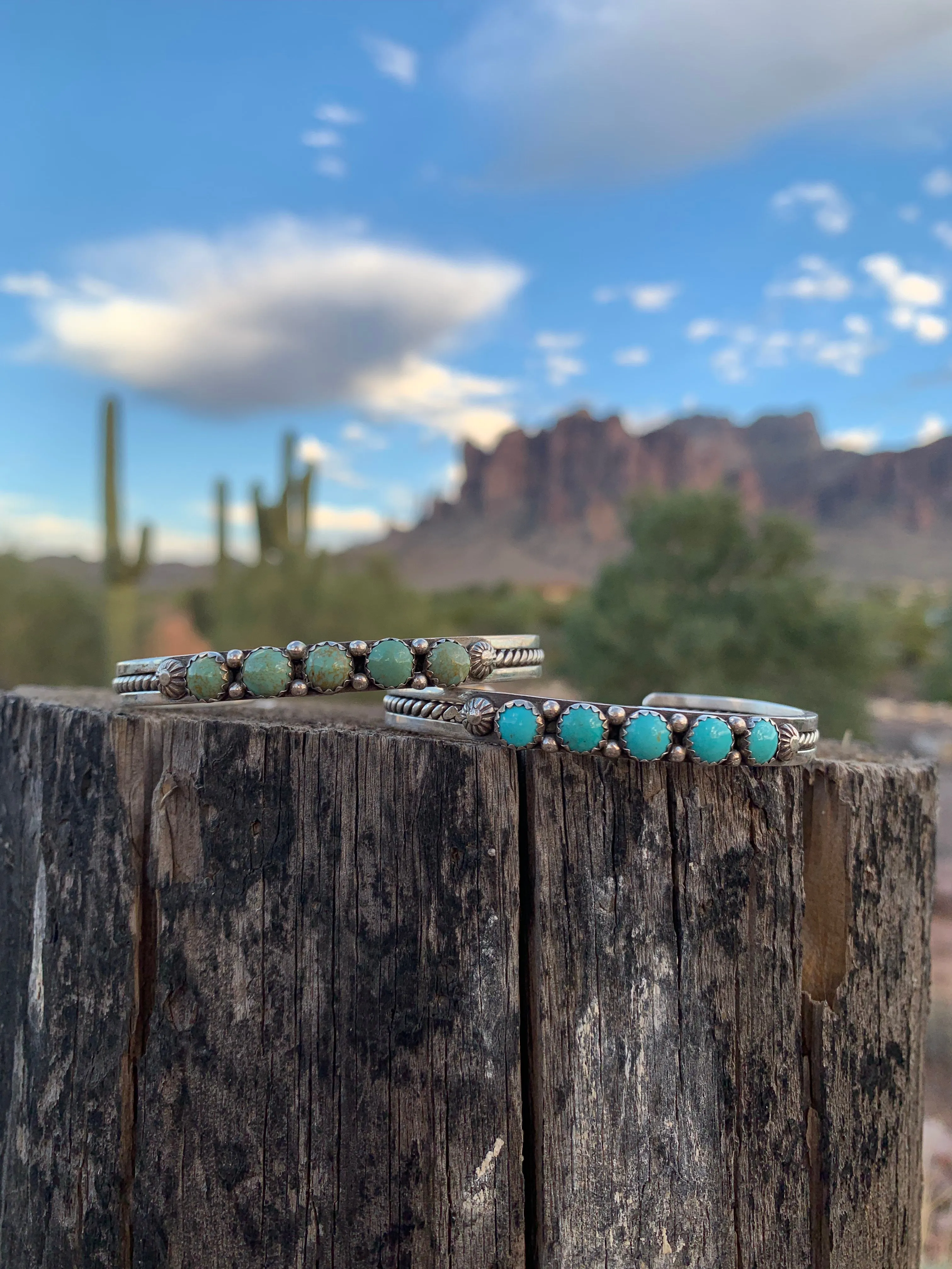 Delicate Turquoise Cuff bracelet