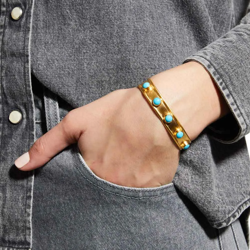 Dina Mackney Turquoise Mini Cuff Bracelet