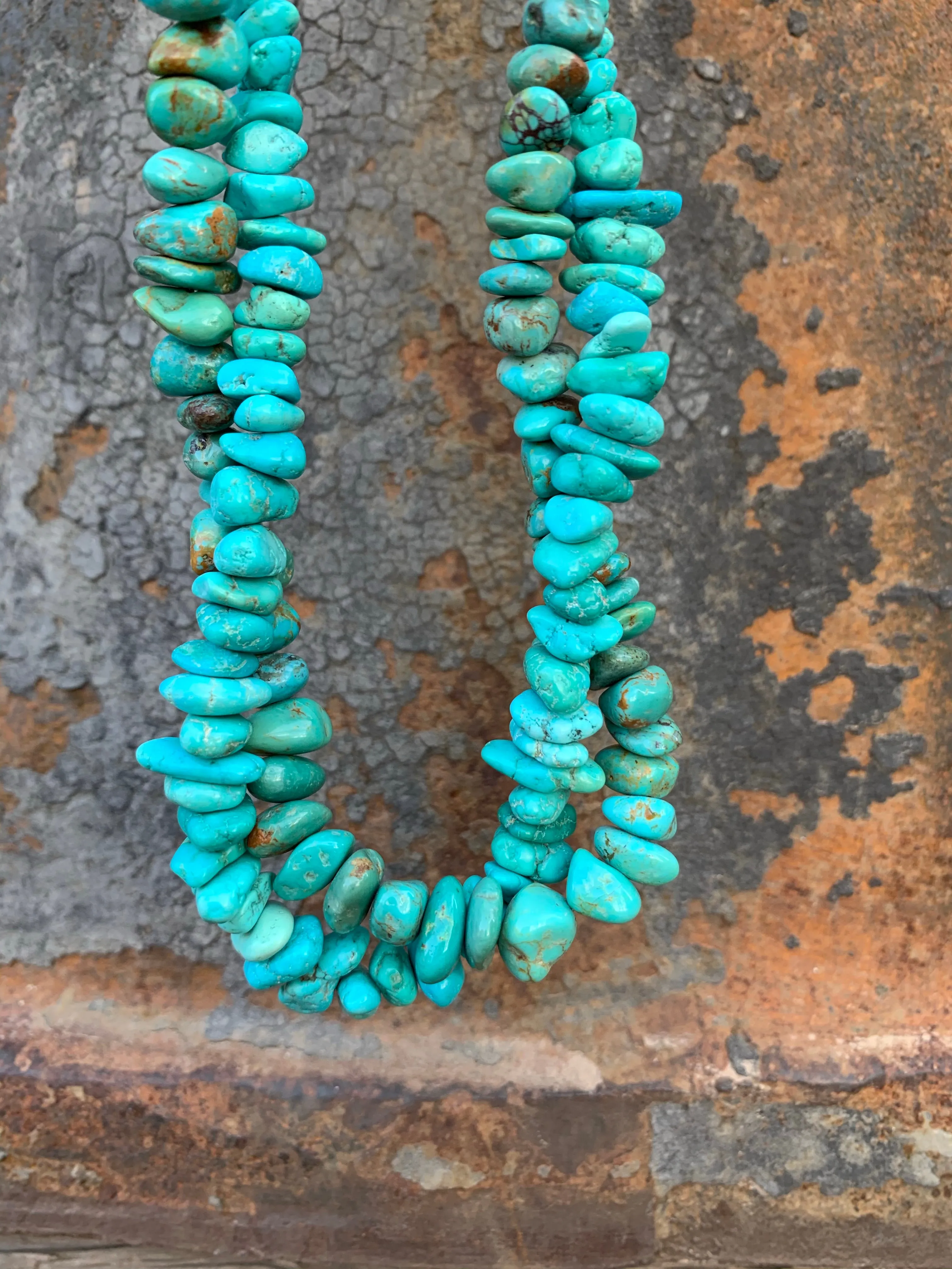 Double Layer Turquoise Bead necklace