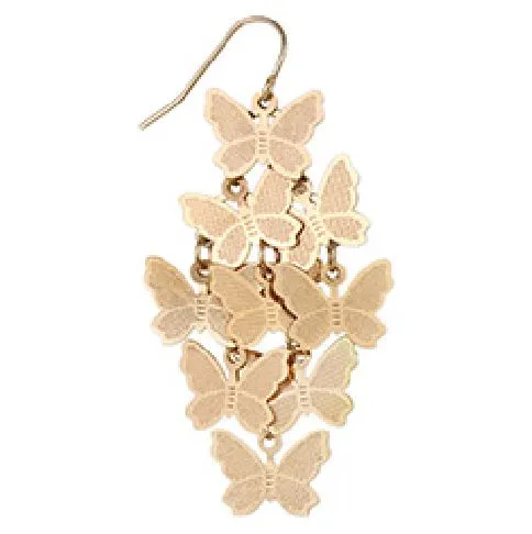 Earrings - Butterfly Gold Flurry