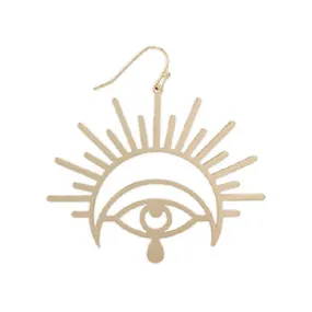 Earrings - Gold Mystic Eye