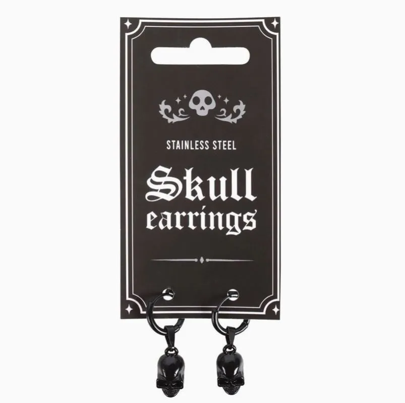 Earrings - Skull Stainless Steel