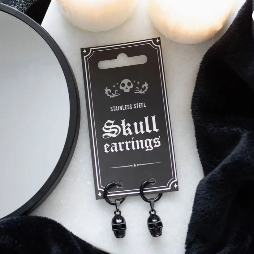 Earrings - Skull Stainless Steel