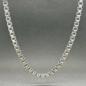 Estate Tiffany & Co. SS 4mm Venetian 18” Chain