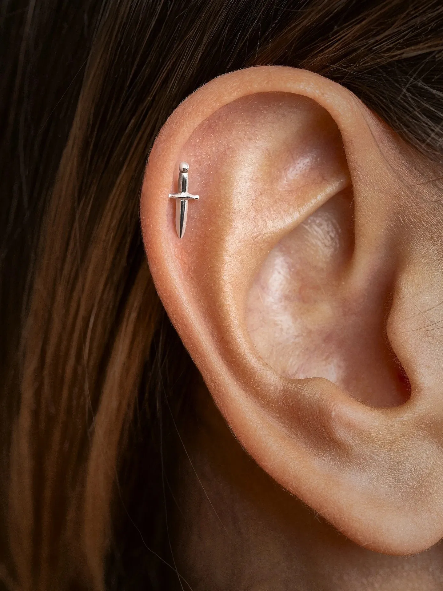 Helix Dagger Cartilage Piercing