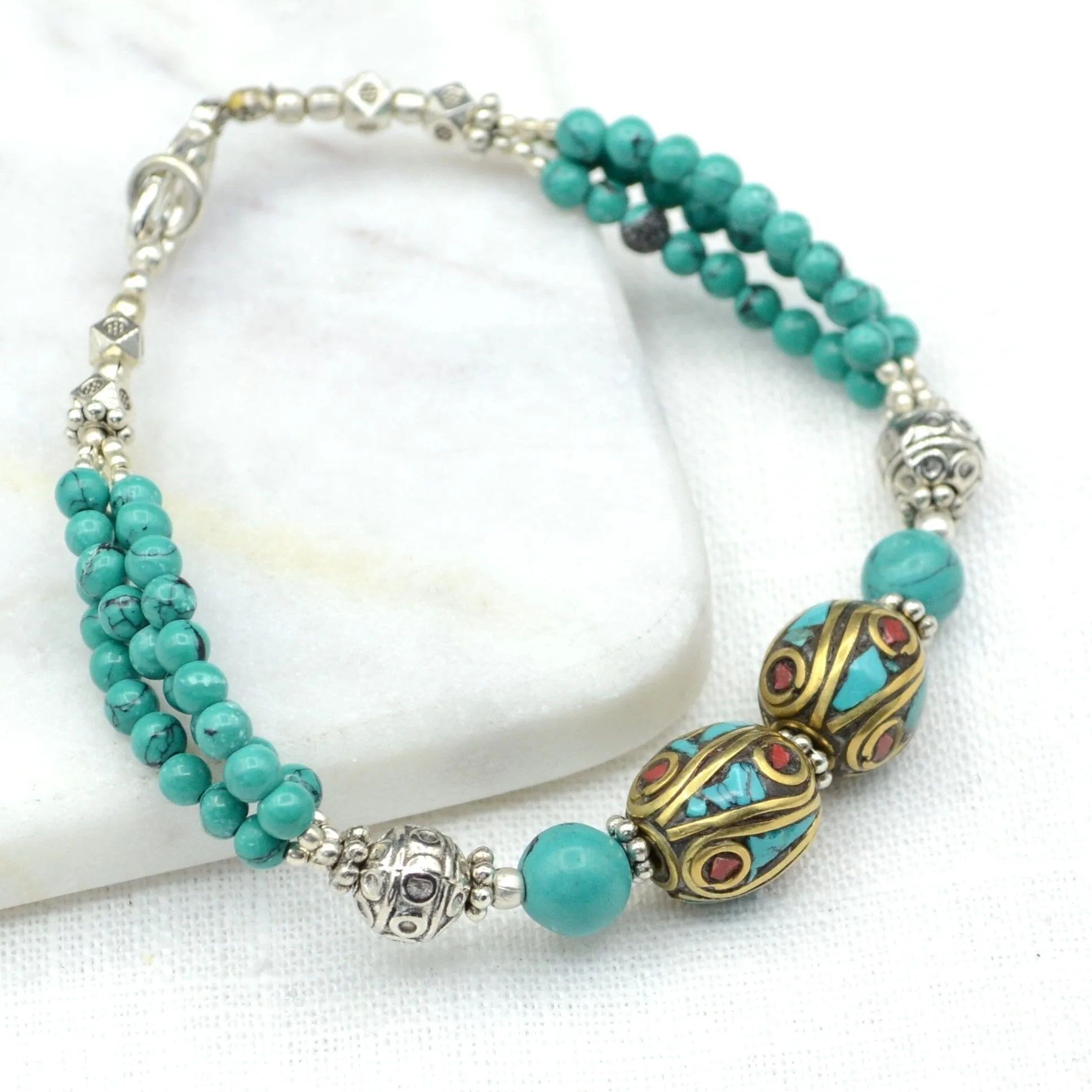 Kailash Turquoise Tibetan Bracelet