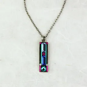 Light Turquoise Architectural Necklace