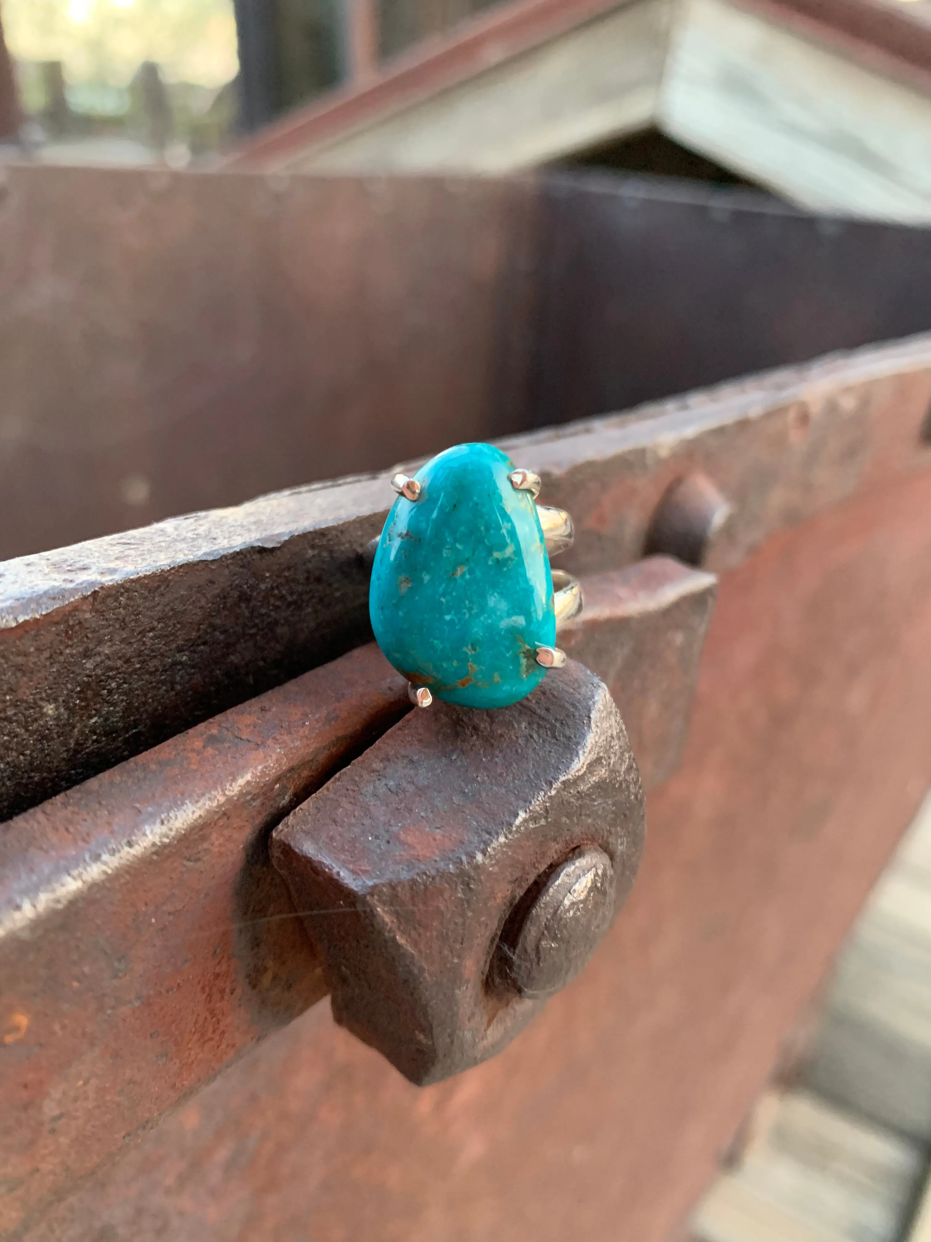 Nugget of Turquoise ring size 7