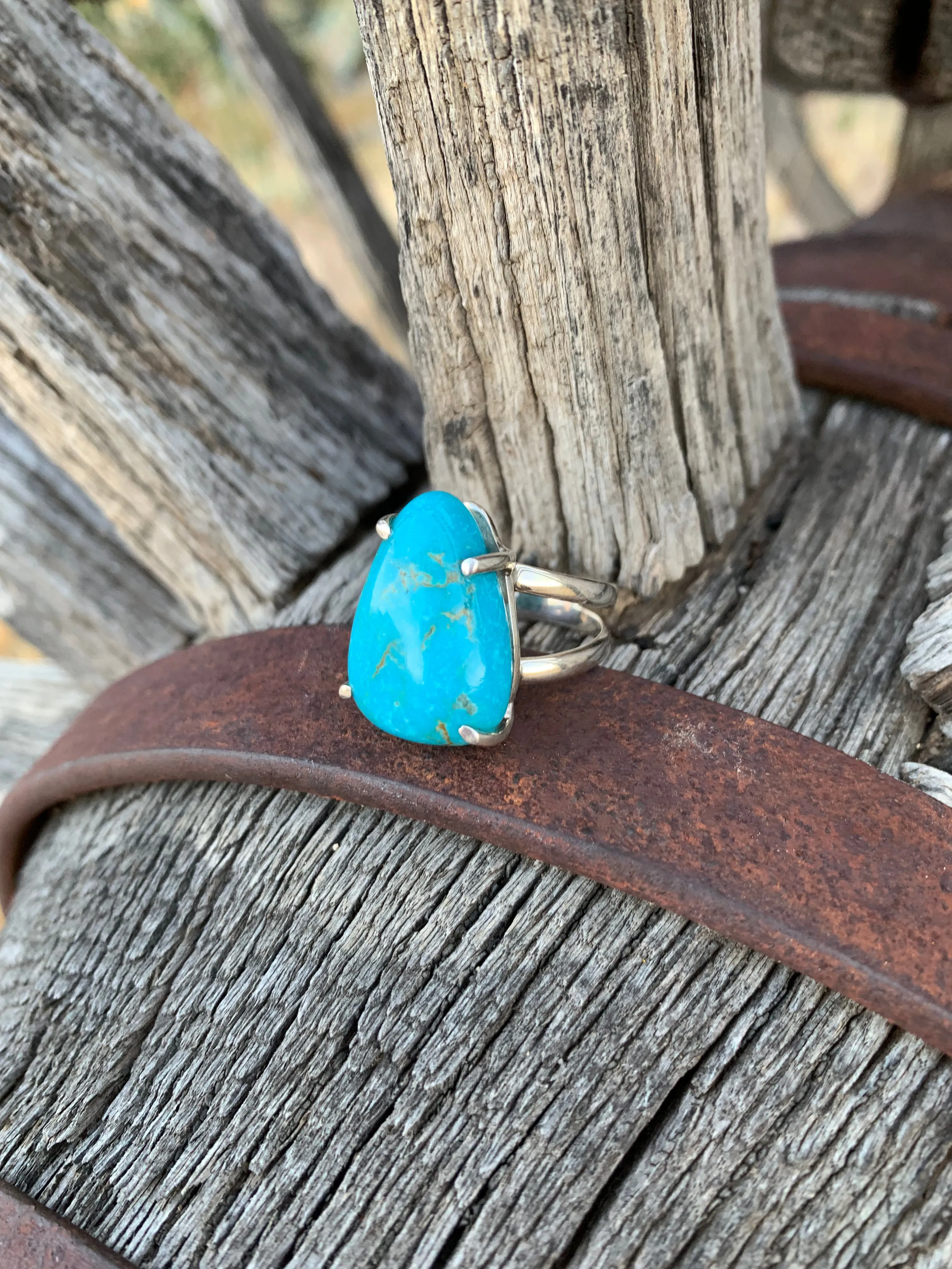 Nugget of Turquoise ring size 8