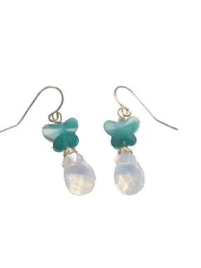 Opalite Butterfly Earrings