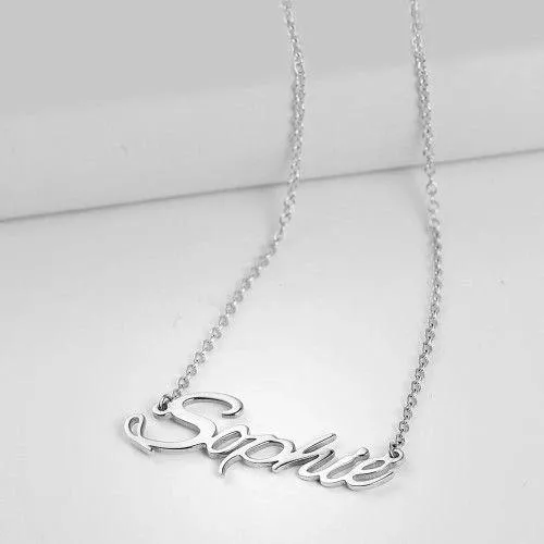 Personalized Name Necklace Custom Jewelry Sophie Adjustable 16”-20”