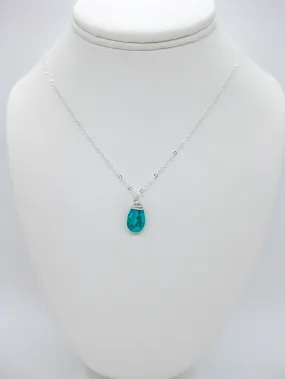 Poppy: Green Turquoise Necklace - n638