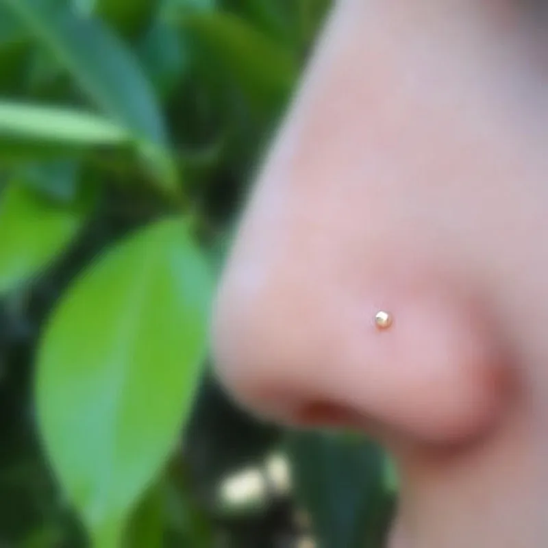 Sterling Silver Nose Piercing Jewelry